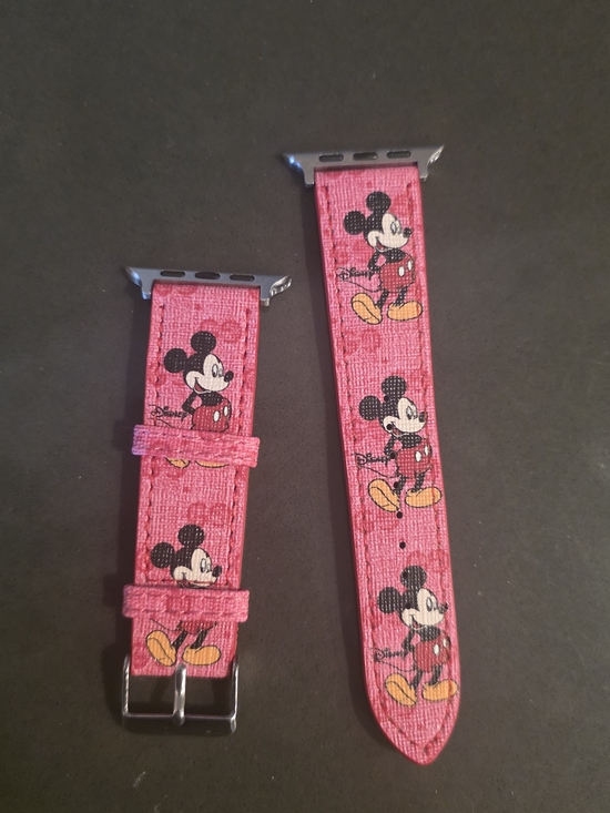 Source Unknown Accessories - Source Unknown Pink Mickey Mouse Watch Band